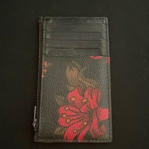 Coach Men’s Card Wallet with Zip Pocket